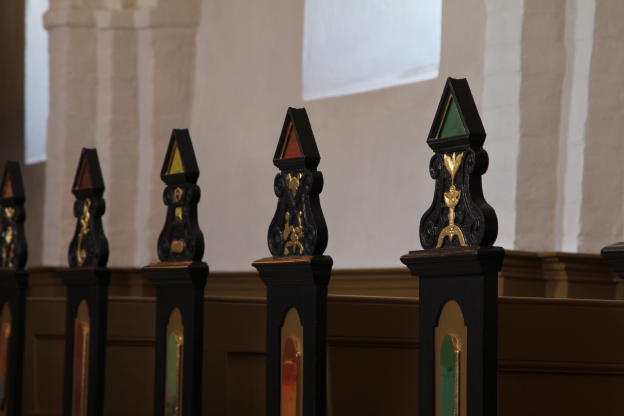 Billede indvendig Haslund kirke