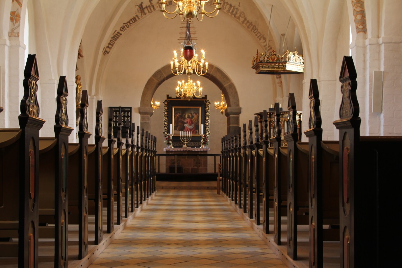 Alteret i Haslund kirke