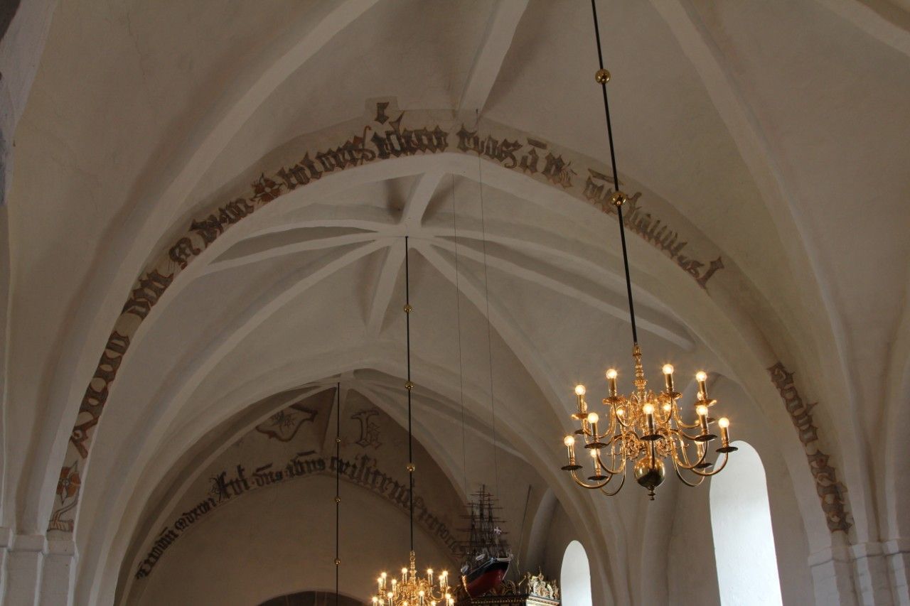 Loftet i Haslund kirke